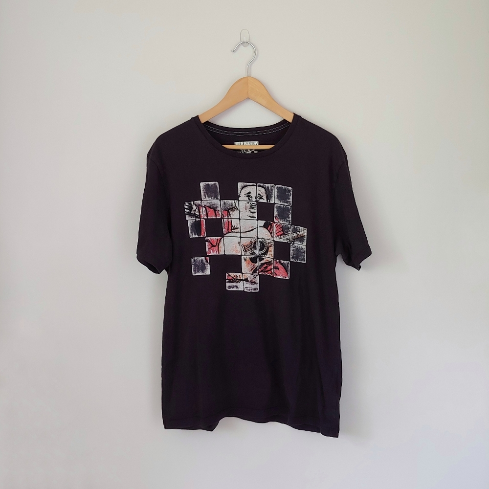 True Religion T Shirt Short Sleeve Size Large Black